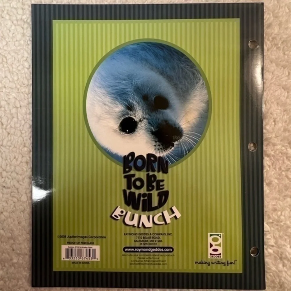 Born To Be Wild Bunch 2-Pocket Portfolio Folders - Pack of 3
